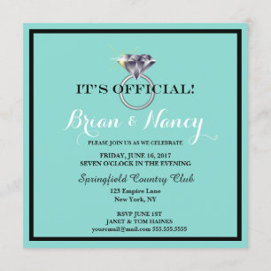 Invitación Partido de compromiso de Bride & Co Boda Suite