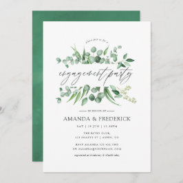 Invitación Partido de compromiso de energía ecológica de euca