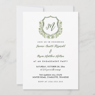 Invitación Partido de compromiso de Escudos florales de acuar