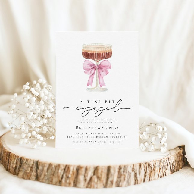 Invitación Partido de compromiso de Espresso Martini de Trini (Subido por el creador)