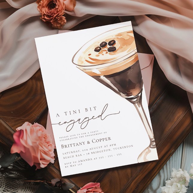 Invitación Partido de compromiso de Espresso Martini de Trini (Subido por el creador)