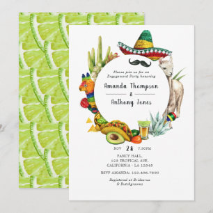 Invitación Partido de compromiso de Fiesta Mexicana de Acuare