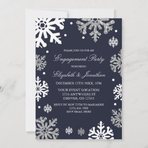 Invitación Partido de compromiso de invierno de la Marina Blu