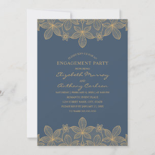 Invitación Partido de compromiso de la corona azul de la mari