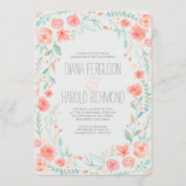 Invitación Partido de compromiso de la flor de agua