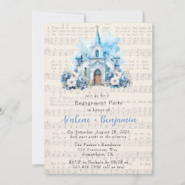 Invitación Partido de compromiso de la Iglesia Azul Dusty Mus