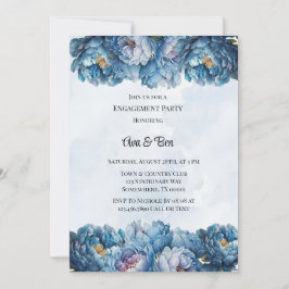 Invitación Partido de compromiso de la Marina Dusty Paint Peo