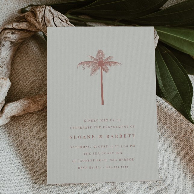 Invitación Partido de compromiso de la palma de coco (Subido por el creador)