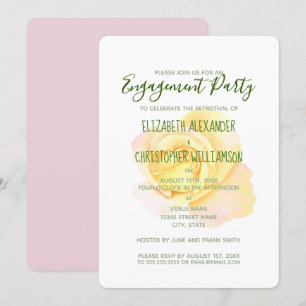 Invitación Partido de compromiso de la rosa amarilla de bonit