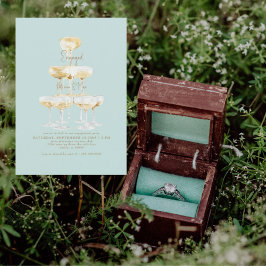 Invitación Partido de compromiso de la torre de Champagne