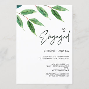 Invitación Partido de compromiso de la vegetación tropical