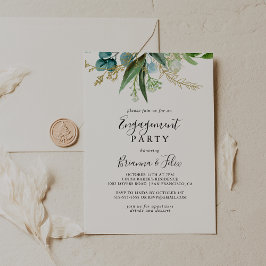 Invitación Partido de compromiso de la vegetación tropical co