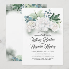 Invitación Partido de compromiso de la vegetación y las flore