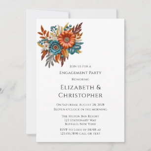 Invitación Partido de compromiso de las flores secuenciales d