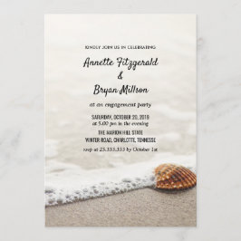 Invitación Partido de compromiso de las olas de playa