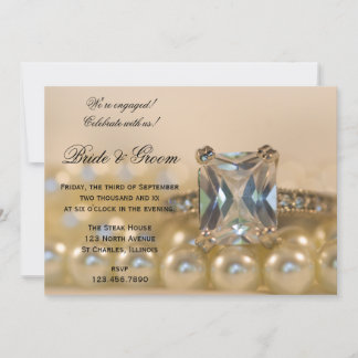 Invitación Partido de Compromiso de las Perlas y los Diamante