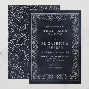 Invitación Partido de compromiso de los Navidades Blue Silver