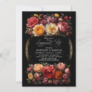 Invitación Partido de Compromiso de Moda Botánica de Moody Bl