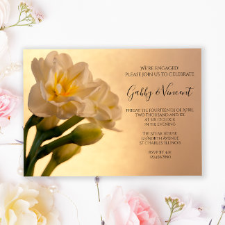 Invitación Partido de compromiso de primavera de los dos foll