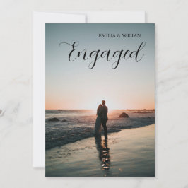 Invitación Partido de compromiso del Boda mediterráneo de fot