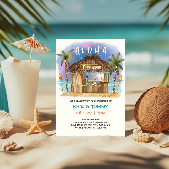 Invitación Partido de compromiso del Tiki Beach Bar Tropical  (Subido por el creador)