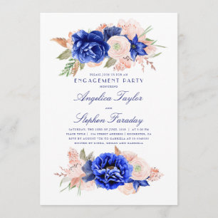 Invitación Partido de compromiso elegante de la Marina y la F