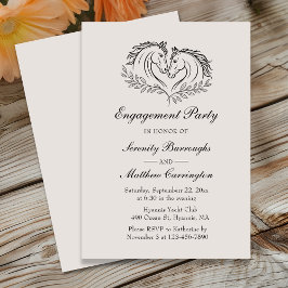 Invitación Partido de compromiso elegante occidental del país