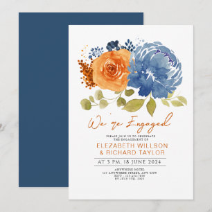 Invitación Partido de compromiso floral del Naranja de la Mar