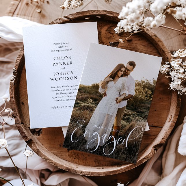 Invitación Partido de compromiso fotográfico con escritura ca (Subido por el creador)