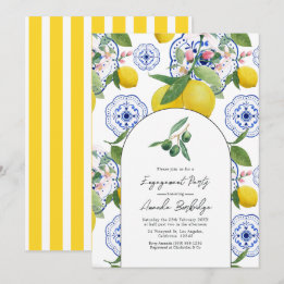 Invitación Partido de compromiso mediterráneo "La Dolce Vita"