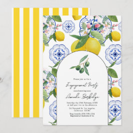 Invitación Partido de compromiso mediterráneo "La Dolce Vita"