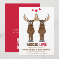 Partido de compromiso Moose Cute QR Code Facebook