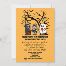 Partido de cumpleaños de Halloween de Halloween co