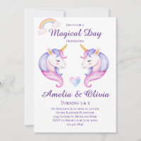 Partido de Cumpleaños de Hermanas Dobles Uniformes