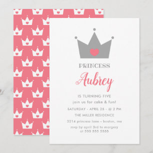 Invitación Partido de Cumpleaños de la Princesa Heredera de l