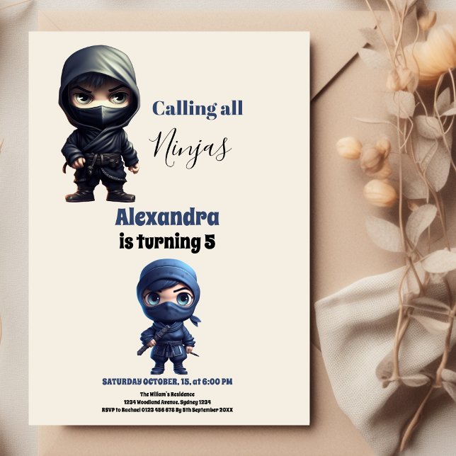 Invitación Partido de Cumpleaños de las Artes Marciales de Ni (Subido por el creador)