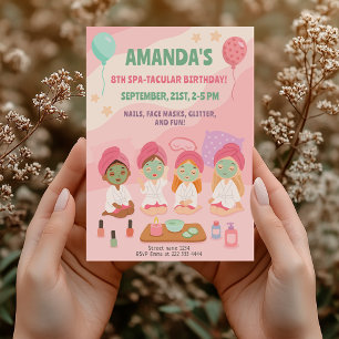 Invitación Partido de cumpleaños de los Chicas Pampe Rosa