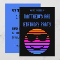Partido de cumpleaños de los chicos de Emoji de Gu