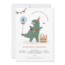 Partido de cumpleaños de los dinosaurios T-Rex mod