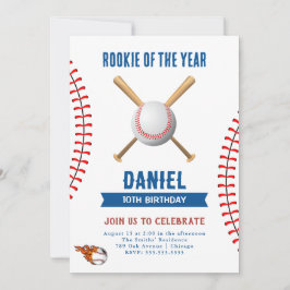 Invitación Partido de Cumpleaños del Béisbol