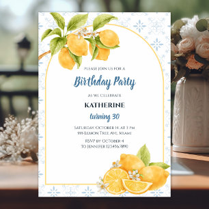 Invitación Partido de Cumpleaños del Ciudadano Amarillo de Li
