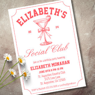 Invitación Partido de Cumpleaños del Club Social del Club Cam