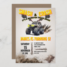 Partido de cumpleaños del Monstruo SMASH y CRASH M