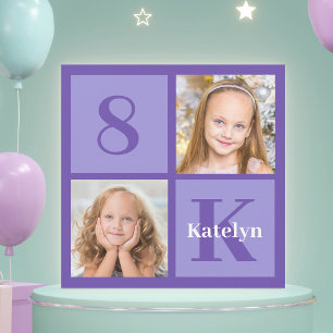 Invitación Partido de Cumpleaños del Personalizado de Collage