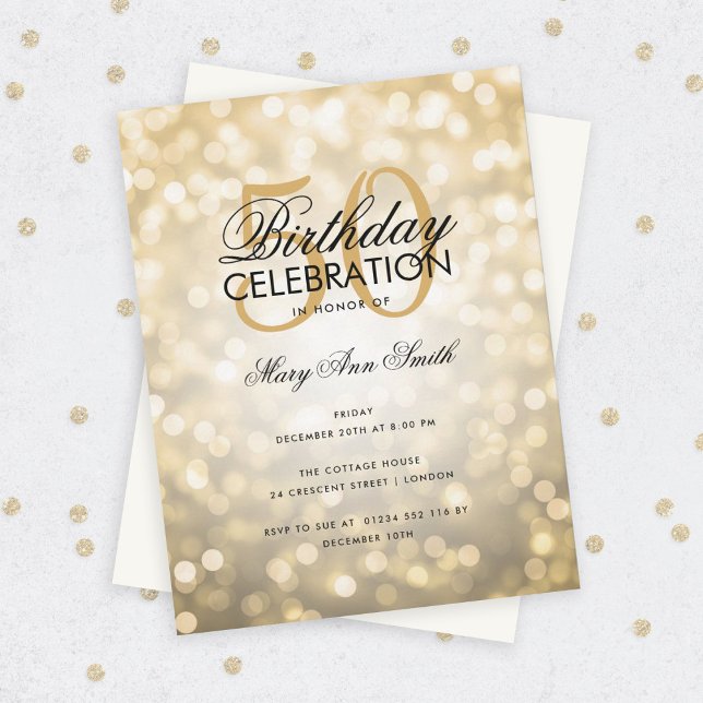 Invitación Partido de Cumpleaños del Presupuesto Luces de Esp (Subido por el creador)