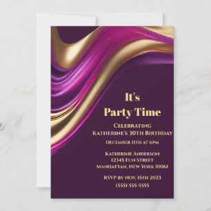 Invitación Partido de Cumpleaños - Es Fiesta de tiempo-Resume