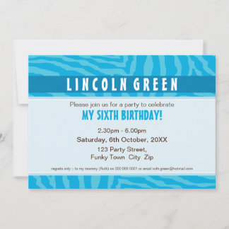 Invitación PARTIDO DE CUMPLEAÑOS INVITA :: impresión animal 1