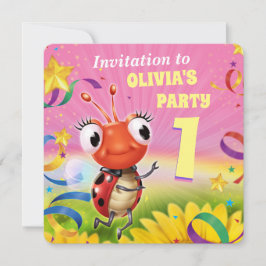 Invitación Partido de Cumpleaños personalizado invita a chica