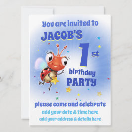 Invitación Partido de Cumpleaños personalizado invita a niño 
