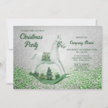 Partido de feriado de Navidades verdes de caballos